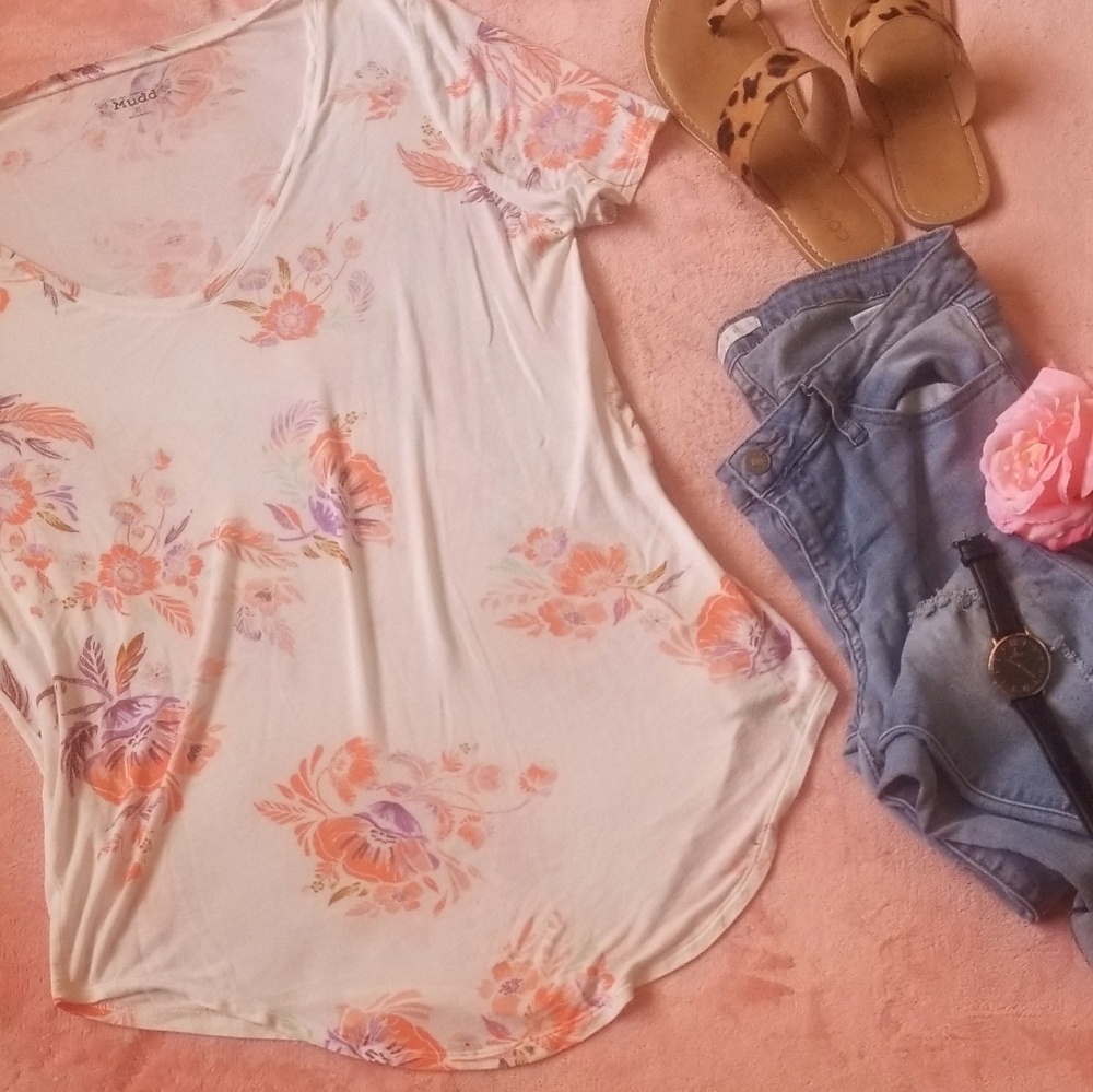 Comfortable Floral Top